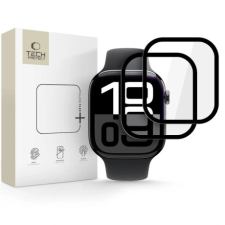 Tech-Protect Glass Flex 2x üvegfólia Apple Watch 10 (46mm), fekete okosóra kellék