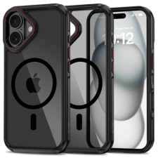 Tech-Protect Hybrid MagSafe tok iPhone 16, fekete tok és táska
