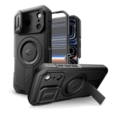 Tech-Protect KEVLAR MAGSAFE iPhone 17 Pro készülékhez tok fekete tok és táska