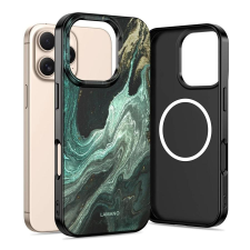 Tech-Protect LAMANO MAGSAFE iPhone 16 Pro Max készülékhez tok AURA zöld tok és táska