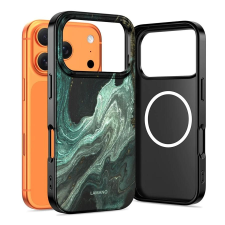 Tech-Protect LAMANO MAGSAFE tok iPhone 17 Pro Max készülékhez AURA zöld tok és táska