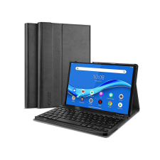Tech-Protect Lenovo Tab M10 Trifold tok billentyűzettel - Fekete (Angol) tablet tok