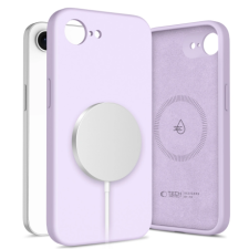 Tech-Protect Liquid Silicone MagSafe tok iPhone 16e, lila tok és táska