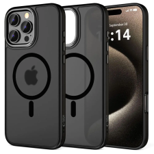 Tech-Protect MagEdge MagSafe tok iPhone 16 Pro - átlátszó fekete tok és táska