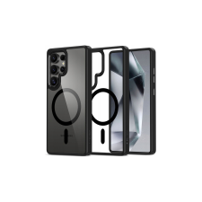 Tech-Protect Magmat Magsafe tok Galaxy S25 Ultra átlátszó fekete tok és táska