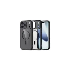 Tech-Protect MagMat MagSafe tok iPhone 17 Pro, fekete/átlátszó tok és táska