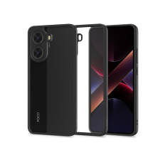 Tech-Protect Magmat szilikon tok - Xiaomi Poco X7 Pro 5G - fekete/átlátszó tok és táska