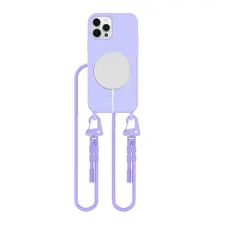 Tech-Protect Magnecklace MagSafe tok, Apple iPhone 12/12 Pro levendula tok és táska