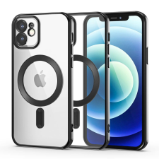 Tech-Protect MagShine Line MagSafe tok iPhone 12 - átlátszó-fekete tok és táska