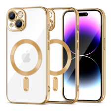 Tech-Protect Magshine MagSafe tok iPhone 15, arany tok és táska