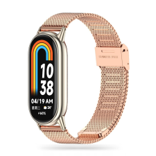Tech-Protect Milaneseband Xiaomi Smart Band 8 / 8 Nfc Rose Gold okosóra kellék