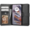 Tech-Protect Motorola Edge 50 Neo, Oldalra nyíló tok, stand, mágnes csattal, TP Wallett, fekete