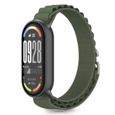 Tech-Protect Nylon Pro szíj Xiaomi Smart Band 8 / 9 / 10, army green okosóra kellék