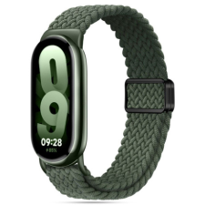 Tech-Protect Nylonmag remienok na Xiaomi Smart Band 8 / 9 / NFC, hunter green okosóra kellék