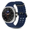 Tech-Protect Samsung Galaxy Watch 8 / Classic (40 / 44 / 46 mm) - Tech- Protect IconBand Pro - kék szilikon szíj