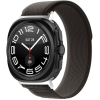 Tech-Protect Samsung Galaxy Watch Ultra (47mm) SM-L705, textíl pótszíj, nylon, állítható, légáteresztő, TP Nylon, fekete/narancssárga