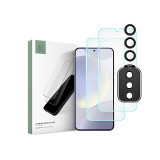 Tech-Protect Samsung SM-S926 Galaxy S24+ edzett üveg képernyővédő fólia + hátsó kameralencse védőüveg- Tech-Protect Supreme Set - átlátszó mobiltelefon kellék