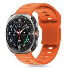 Tech-Protect Silicone Line szíj Samsung Galaxy Watch Ultra 47mm, orange okosóra kellék