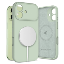 Tech-Protect SILICONE MAGSAFE iPhone 17 készülékhez tok zsályazöld tok és táska