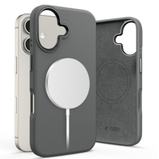 Tech-Protect Silicone Pure MagSafe tok iPhone 16, szürke tok és táska