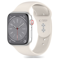 Tech-Protect Silicone szíj Apple Watch 38/40/41mm, starlight okosóra kellék