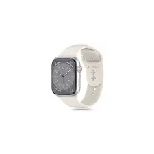 Tech-Protect Silicone szíj Apple Watch 38/40/41mm, starlight okosóra kellék