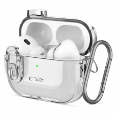 Tech-Protect Slim Hook Tok Apple Airpods Pro 1/2 Clear Tokhoz fülhallgató, fejhallgató tok