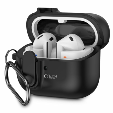 Tech-Protect Slim Hook Tok Galaxy Buds 3 3 Pro Fekete Fejhallgatóhoz fülhallgató, fejhallgató tok