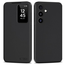Tech-Protect Smart Wallet könyv tok Samsung Galaxy S24, fekete tok és táska