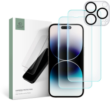 Tech-Protect Supreme Set Apple iPhone 14 Pro Max Clear [2+2 PACK] mobiltelefon kellék