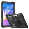 Tech-Protect Tablettok Xiaomi Redmi Pad 2 (11 coll) - SOLID360 ütésálló, kitámasztható, fekete tablet tok