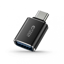 Tech-Protect UltraBoost átalakító Type-C USB-A OTG adapter, fekete mobiltelefon kellék