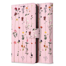 Tech-Protect Wallet Galaxy A34 5G Garden Pink telefontok világosfekete tok és táska