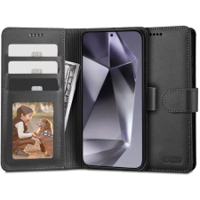 Tech-Protect Wallet Galaxy S24 Ultra Flip Tok - Fekete (5906203690565) tok és táska