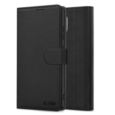 Tech-Protect Wallet könyv tok Samsung Galaxy S25 Edge, fekete tok és táska