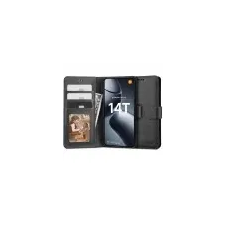 Tech-Protect Wallet könyv tok Xiaomi 14T Pro, fekete tok és táska