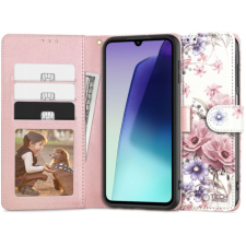Tech-Protect Wallet könyv tok Xiaomi Redmi 14C / Poco C75, blossom flower tok és táska