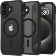Tech-Protect ZONE MagCam MagSafe kameravédős hátlaptok iPhone 16 fekete-átlátszó (TS7774) tok és táska