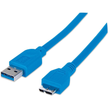 Techly 0.5m USB 3.0 A-Micro B M/M, 3.0, USB A, Micro-USB B kábel és adapter