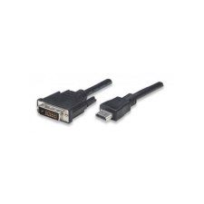 Techly 1.0m HDMI - DVI-D M/M 1 M Fekete (ICOC-HDMI-D-010) kábel és adapter