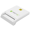 Techly 29150 USB 2.0 kompakt Smart fehér kártyaolvasó