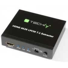 Techly 7.1 LPCM HDMI 4K UHD 3D átalakító kábel és adapter