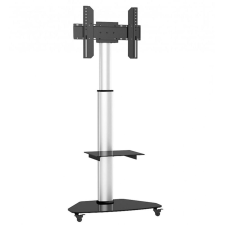 Techly ICA-TR3SL Signage kijelző tartókeret 177,8 cm (70") Ezüst (ICA-TR3SL) tv állvány és fali konzol