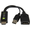 Techly ICOC HDMI-DP12A60 video átalakító kábel HDMI A-típus (Standard) DisplayPort Fekete (ICOC HDMI-DP12A60)
