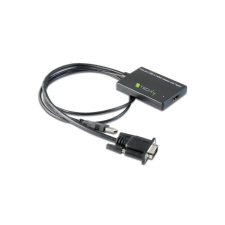 Techly IDATA HDMI-VGA3 video átalakító kábel Fekete (IDATA-HDMI-VGA3) kábel és adapter