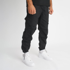 Technical Smart Cargo Pants - fekete oldalzsebes nadrág - Máret: XXL férfi nadrág