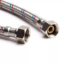Technik Therm Flexibilis bekötőcső vízhez H1/2" H1/2" 80cm hűtés, fűtés szerelvény