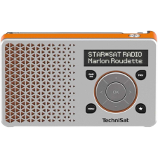 Technisat TechniSat DigitRadio 1 Hordozható Digitális Narancssárga, Ezüst rádió