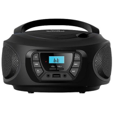 Technisat Viola CD-100, black hordozható cd és kazettás rádió hangszóróval