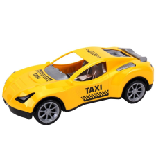 Technok Taxi autó, Technok, sárga autópálya és játékautó